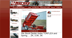 Desktop Screenshot of harveytrailers.com